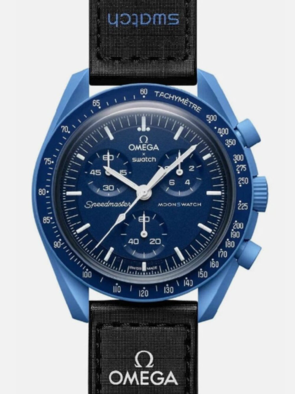 Swatch Omega Mission to Neptune Chronograph Men's Watch